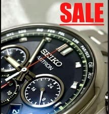 SEIKO ASTRON SBXY027 Titanium Solar Wristwatch World Time Lightweight