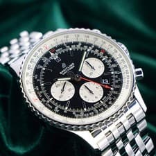 Breitling Navitimer 1 B01 Chronograph Black Steel MINT FULL SET AB0127211B1A1