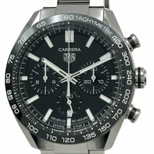 TAG HEUER Carrera Caliber Heuer 02 Sports Chronograph CBN2A1B.BA0643 Black Stain