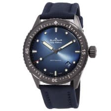 Blancpain Fifty Fathoms Bathyscaphe Automatic Blue Dial Men's Watch 5000A 014