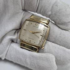 Vintage Hamilton Electric Watch Vantage 500 10k Gold Filled For Parts Or Repair