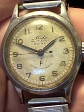 Mido Multifort Extra Super Automatic Powerwind Men's Vintage Analog Wristwatch