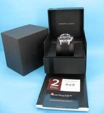 Hamilton Jazzmaster Chronograph Quartz Mens Watch 44mm 13mm Black Dial