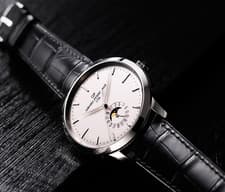 GIRARD-PERREGAUX 1966 Date & Moon Phase 49545-11-1A1-BB60 wz DIAMOND Men's Watch