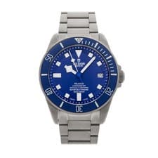 Tudor Pelagos Titanium Auto 42mm Blue Dial Bracelet Diving Watch 25600TB