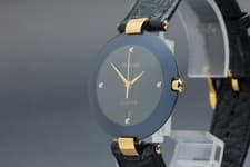 RADO jubile 129.3577.4N Black 4P Diamond 30mm Quartz Women's Watch From JAPAN