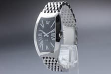 [Near MINT] Bedat & Co Geneve No.3 384 Silver Black Dial Women's Quartz JAPAN