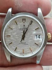 Tudor 74033 Stainless Steel 2824-2 Automatic Movement Watch Working