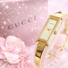 Good Condition Gucci GUCCI 1500 Bangle Watch Shell Watch Box  GUCCI,19372