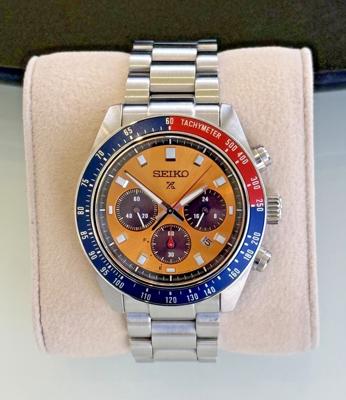 Seiko SSC947 Prospex Speedtimer 41mm Pogue Watch-EXC Cond-BNP- CONUS only