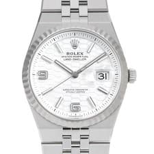 ROLEX Land Dweller 36 127234 white Honeycomb motif 69 Arabia Random Number s...