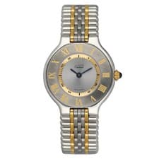 Cartier Must 21 W10073F4 Silver Dial Ladies Watch