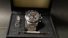 Sinn Chronograph Black Dial Automatic Winding 256.2455 Day Date Men's
