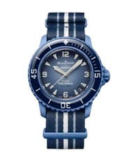 Swatch x Blancpain Atlantic Ocean SO35A100 Bioceramic Watch