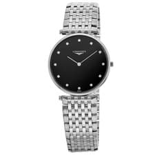 New Longines La Grande Classique Quartz Black Women's Watch L4.709.4.55.6