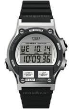 Timex IRONMAN 8-LAP METAL Japan Limited Silver Case Black Resin New R8041051