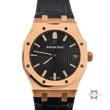 Audemars Piguet Royal Oak 41 Rose Gold / Black / Alligator Ref. 15500OR.OO.D002C