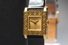 [NEAR MINT w/Box] Christian Dior Parisienne D60-159 Gold Dial 19mm Women's Watch