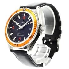 OMEGA SEAMASTER PLANET OCEAN 2908.50.91 46mm SS Black Dial Automatic Date #C1046