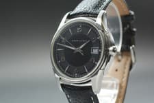 [NEAR MINT] Hamilton Jazzmaster H324110 38mm Black Dial Quartz Men's Watch JAPAN