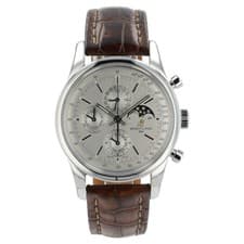 Breitling Transocean Silver Dial Stainless Steel 43mm Automatic Men’s A19310