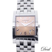 Longines Dolce Vita Pink Ladies Quartz Watch SS Case 24.5mm