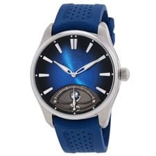 H. Moser & Cie Pioneer Retrograde Seconds Midnight Blue Automatic Men's Watch