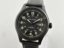 Hamilton Khaki H705751 Automatic Field Titanium 42mm Black Swiss Watch