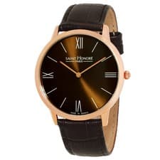 Saint Honore Paris Wagram Quartz Brown Dial Men's Watch H SH WG826011 8MR