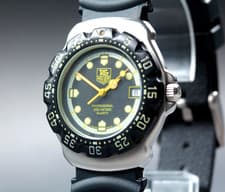 *N MINT* TAG Heuer Formula 1 Professional 376.513 Black 37mm Quartz Men's Watch