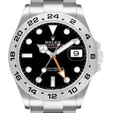 Rolex Explorer II 42 Steel Black Dial Mens Watch 226570