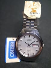 Dead Stock SEIKO TYPE II Quartz 3 Hands Day Date  Belt 7546 7020 Men s Watch ab6