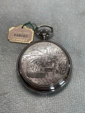 Watch Shop Stock #3 AeroWatch Pocket Watch Accurate Working Silver Alloy