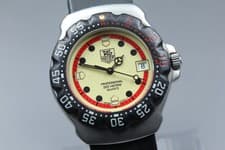 [Exc+5] TAG Heuer Formula 1 WA1211 Cream Quartz Men’s Watch From JAPAN