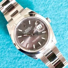 Rolex Datejust 41MM 126300 Rhodium Dial Smooth Bezel Oyster Automatic Box Papers