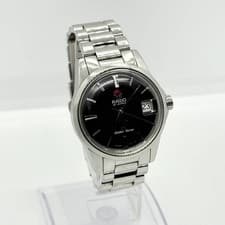 RADO Watch Golden Horse 658.3832.4 Silver Black Automatic Men's Auth Rare