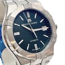 MAURICE LACROIX Watch AT6007-ss002 Icon Skeleton Back Green Automatic Unused