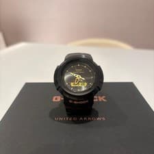 Casio G SHOCK Analog United Arrows Wristwatch AWM 500UA 1AJR Limited Black