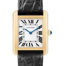 Cartier Tank Solo Rose Gold Steel Ladies Watch W5200024