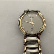 LUXURY RADO FLORENCE ROUND WATCH VINTAGE TWO TONE SWISS QUARTZ 1980s