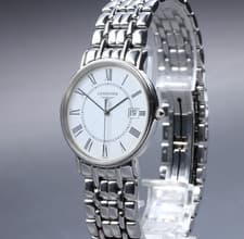 [N MINT] Longines Grand Classic L4.720.4 Roman Silver Date Quartz Men's Watch