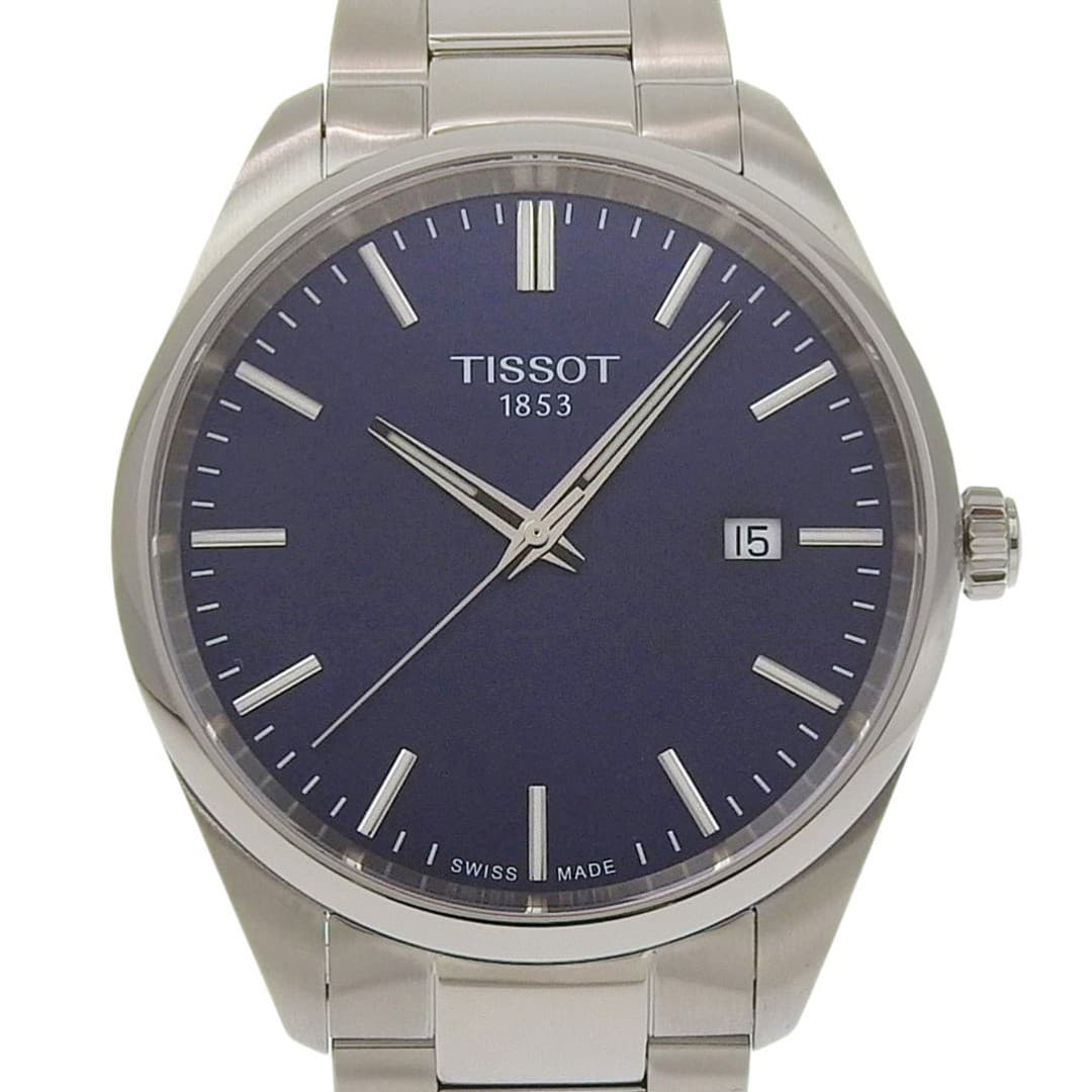 Box and Included Tissot TISSOT PR100 Date T150 410 11 041 00 Blue Dial SS Qu