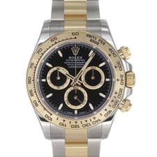 Rolex Cosmograph Daytona 126503 40mm K18YG SS Black Dial Automatic #KN012