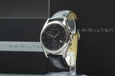 Paper [Exc+5] Hamilton Jazzmaster H386120 Black Dial 43mm Quart'z  Mens Watch