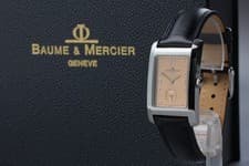 [Near MINT] Baume & Mercier Hampton MV045063 Small second Quartz Men Watch