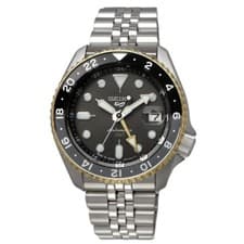 Seiko 5 Sport GMT SSK021 Automatic Watch For Men Jubilee Steel Bracelet