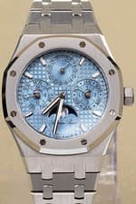 Audemars Piguet 150th Year An. Light Blue 26684ST.OO.1356ST.01 with Box