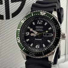 Seiko Kawasaki NINJA ZX-10R Automatic Watch with Box Rare Collectible