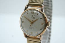 Working Vintage SEIKO S 13009 Super Nivaflex Hand winding 17J 14KG GF Men s T535
