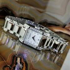 Diamond BAUME MERCIER Diamant Watch Diamond Bracelet & Bezel 8792